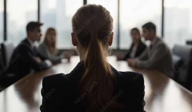 people gathered around a boardroom table